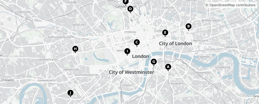Map of Londres
