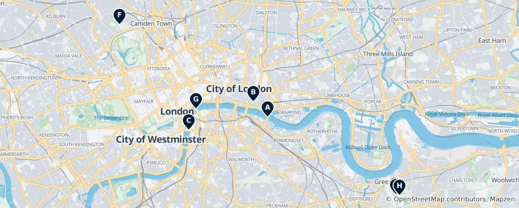 Map of Londres