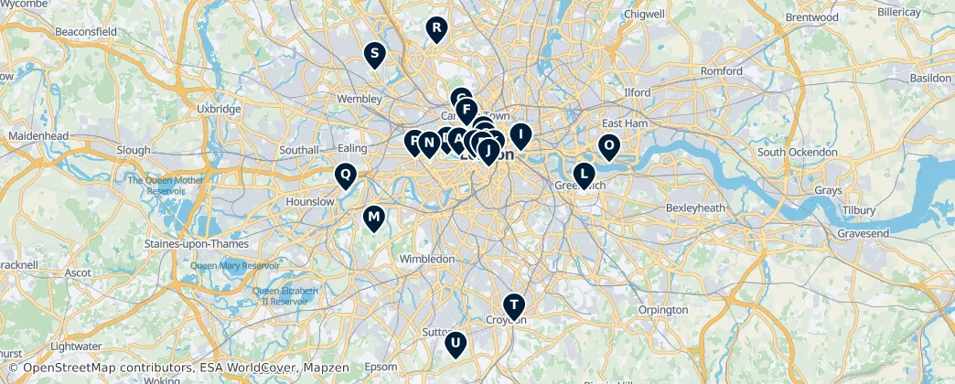 Map of Londres