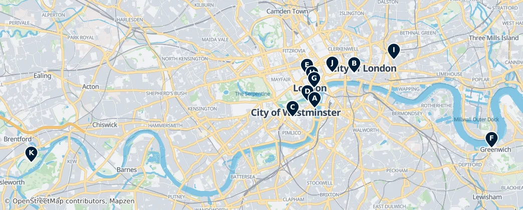 Map of Londres