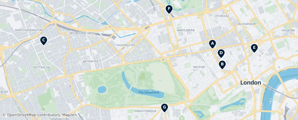Map of Londres