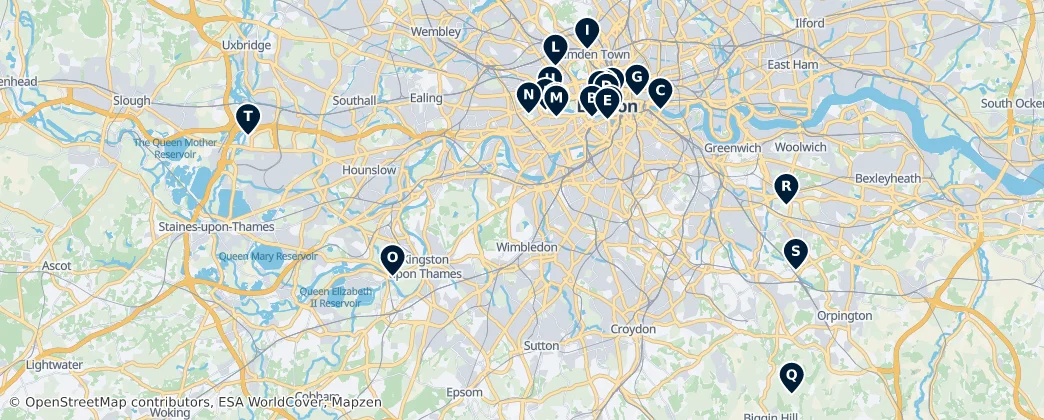 Map of Londres