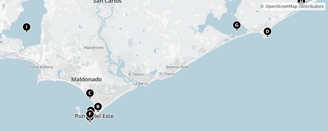 Map of Maldonado
