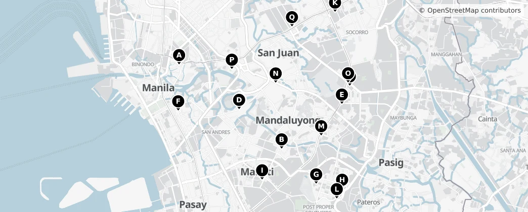 Map of Mandaluyong