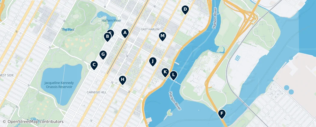 Map of Manhattan Community Board 11