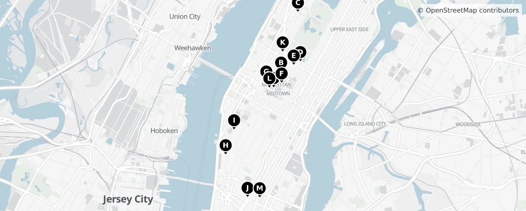 Map of Manhattan