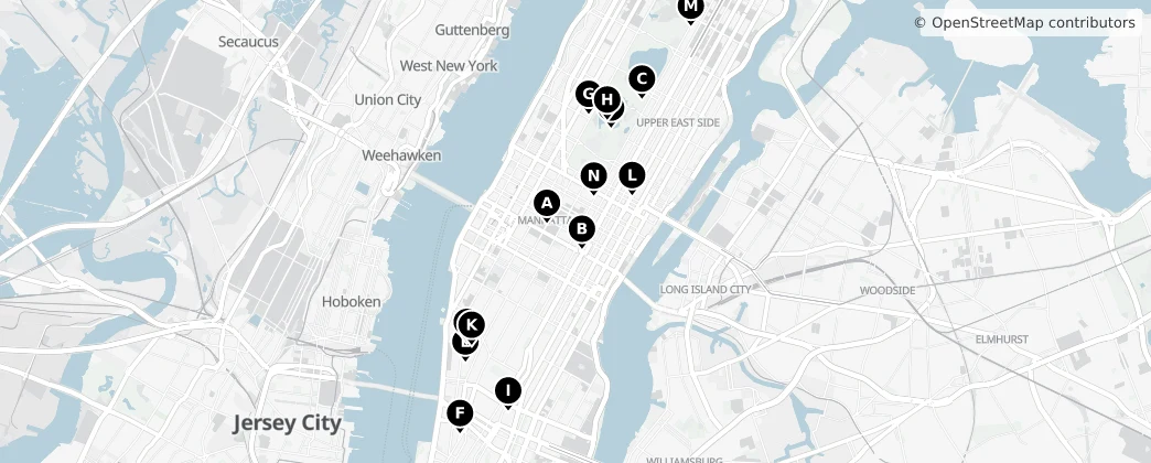 Map of Manhattan