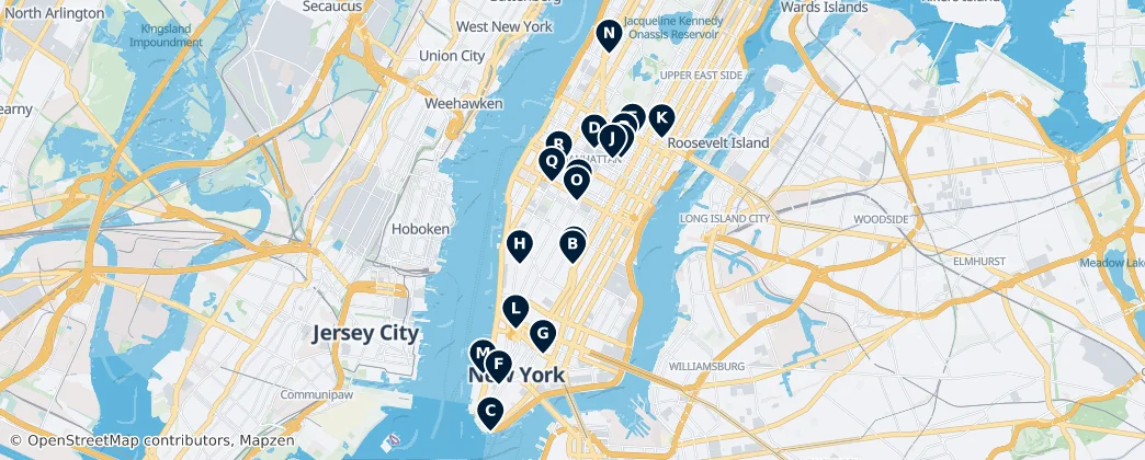 Map of Manhattan