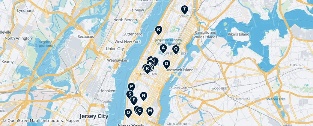 Map of Manhattan