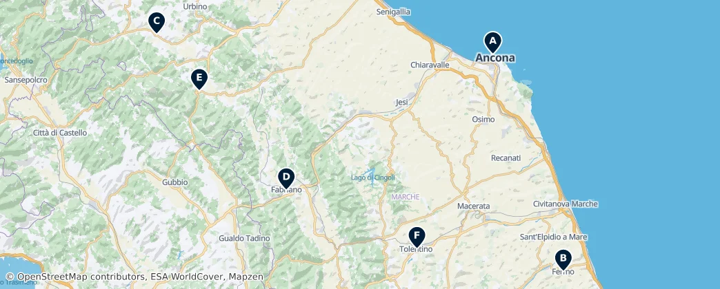 Map of Marcas