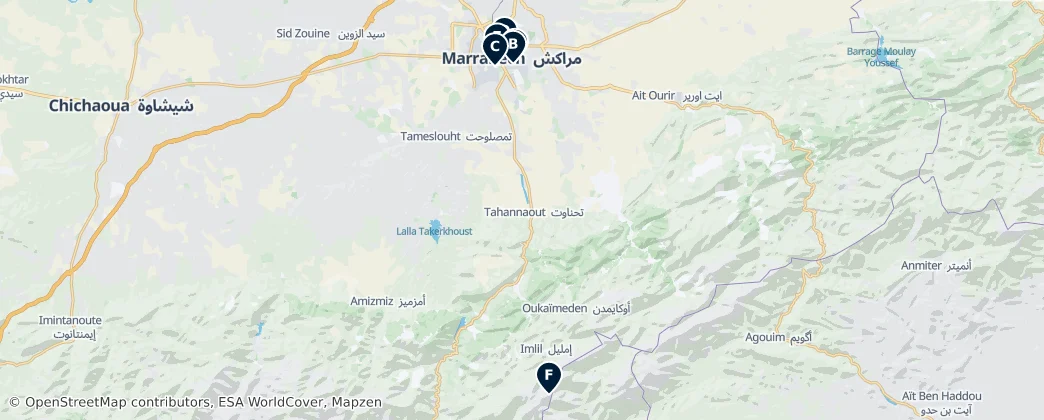 Map of Marraquexe-Safim