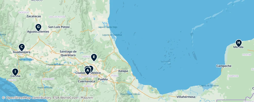 Map of México
