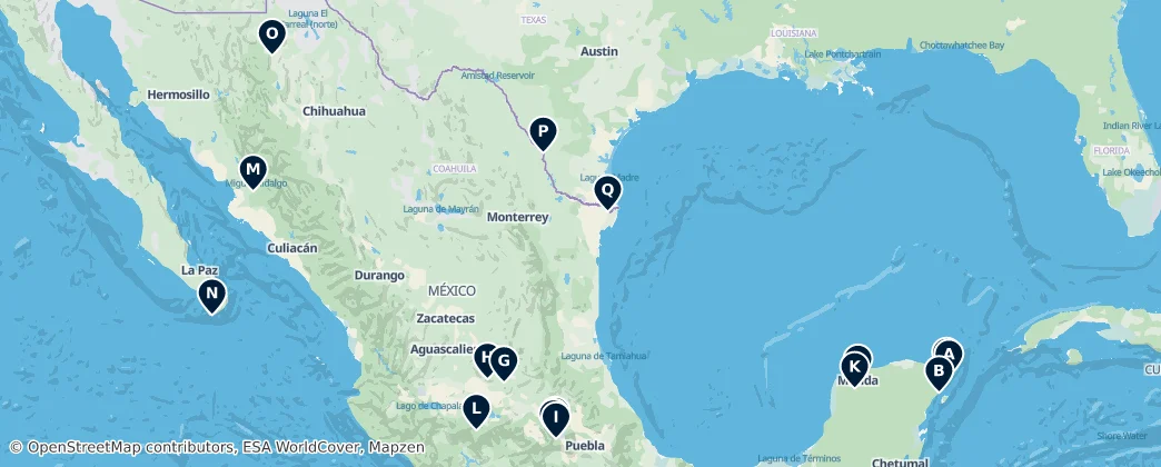 Map of México