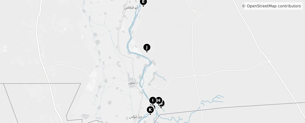 Map of Minia (província)