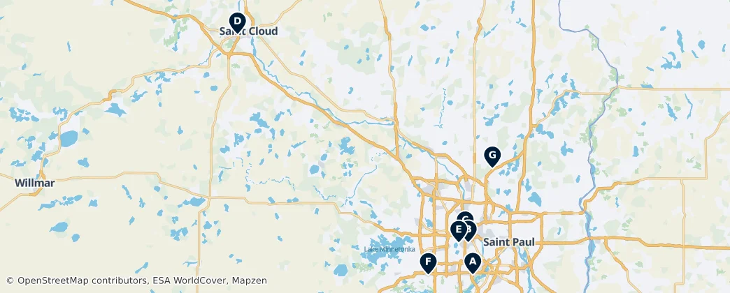 Map of Minnesota