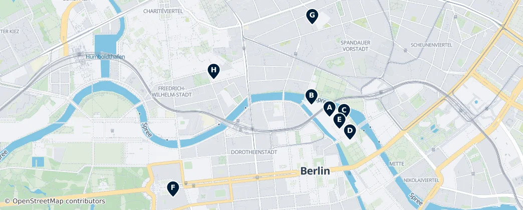 Map of Mitte