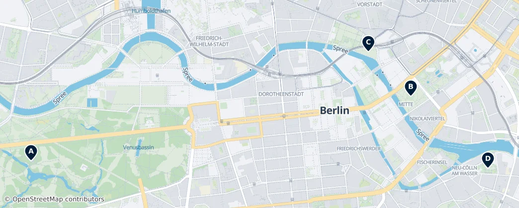 Map of Mitte