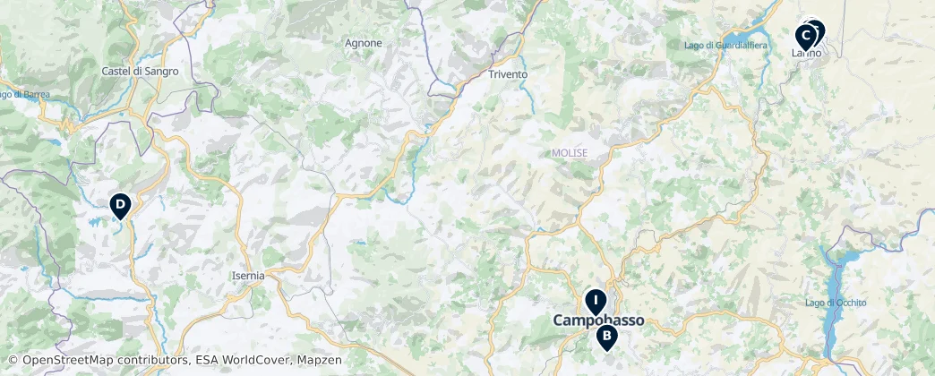 Map of Molise