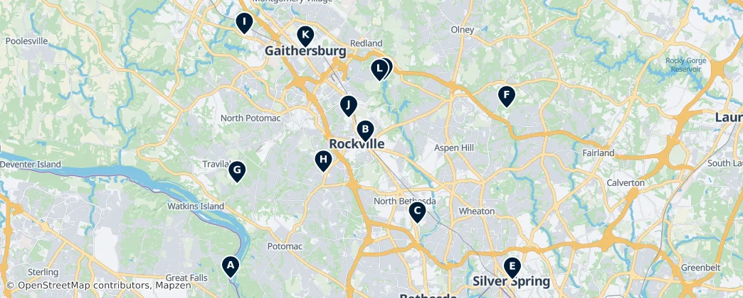 Map of Montgomery