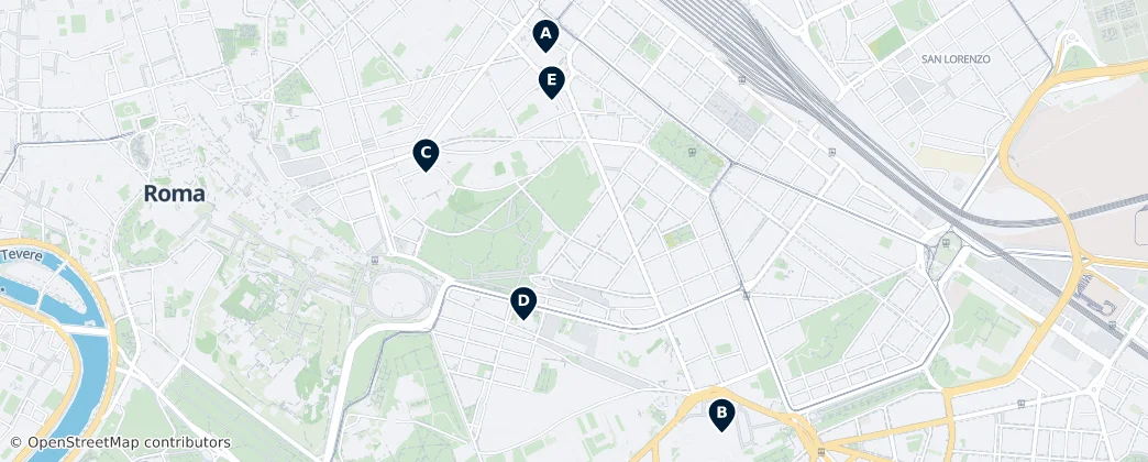 Map of Monti