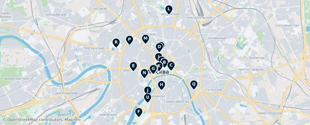 Map of Moscovo