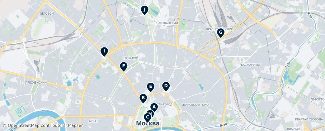 Map of Moscovo