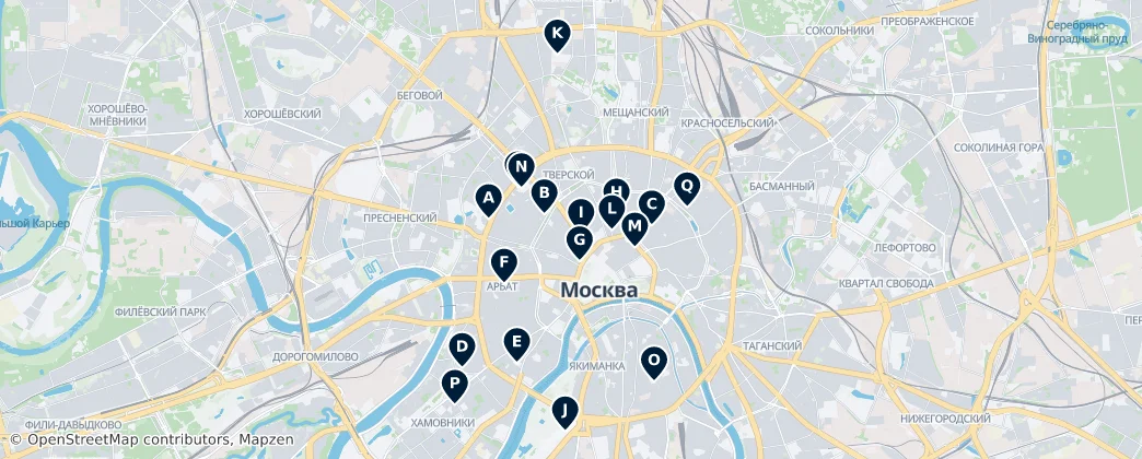 Map of Moscovo