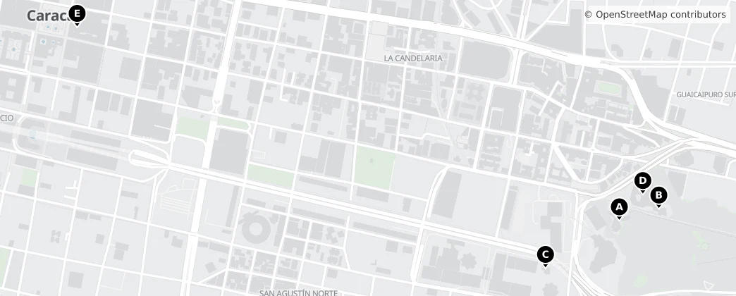 Map of Municipio Libertador
