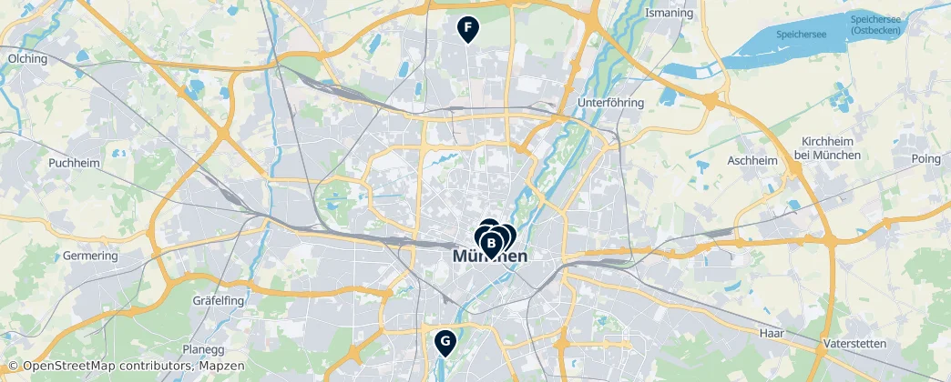 Map of Munique