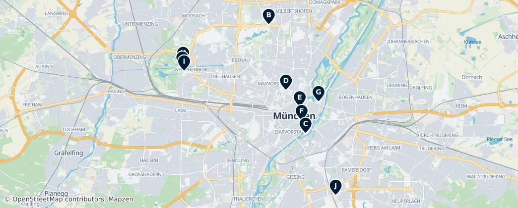 Map of Munique