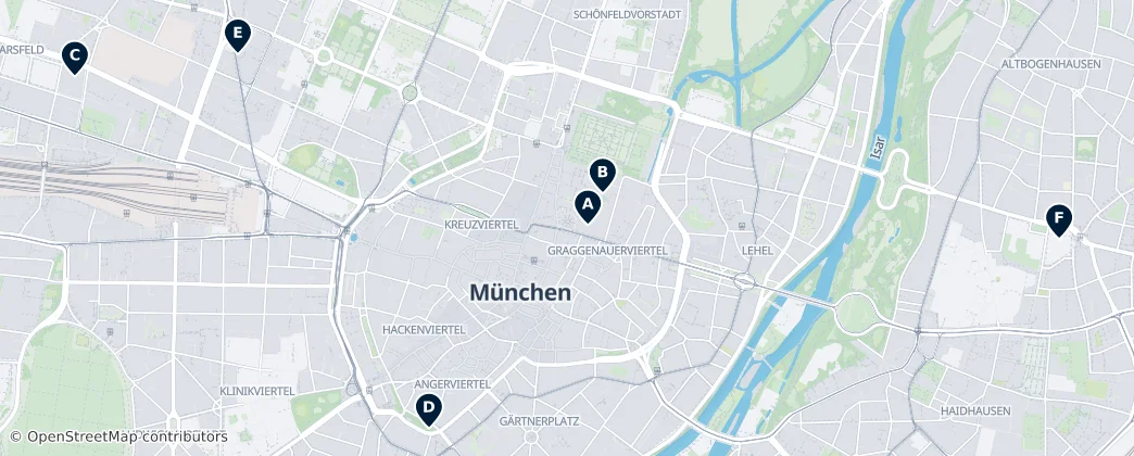 Map of Munique