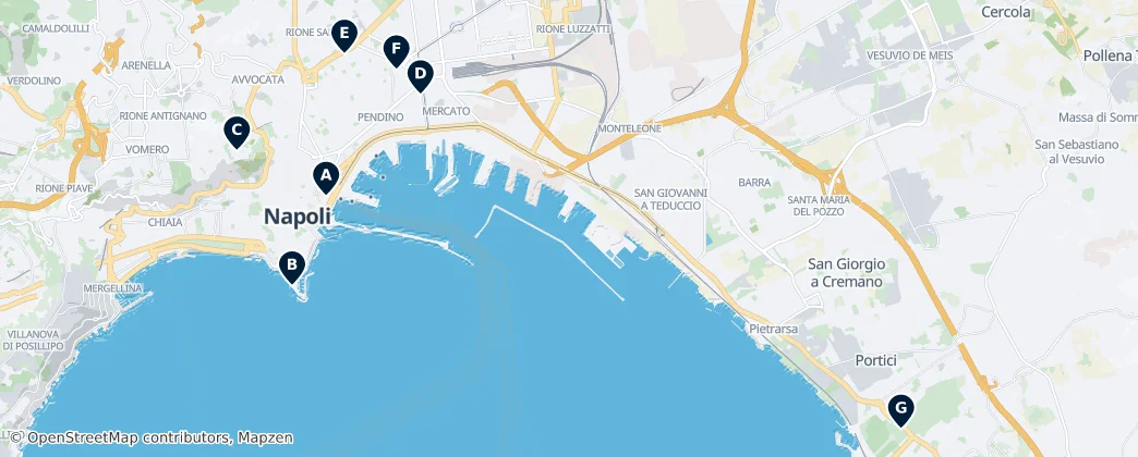 Map of Nápoles