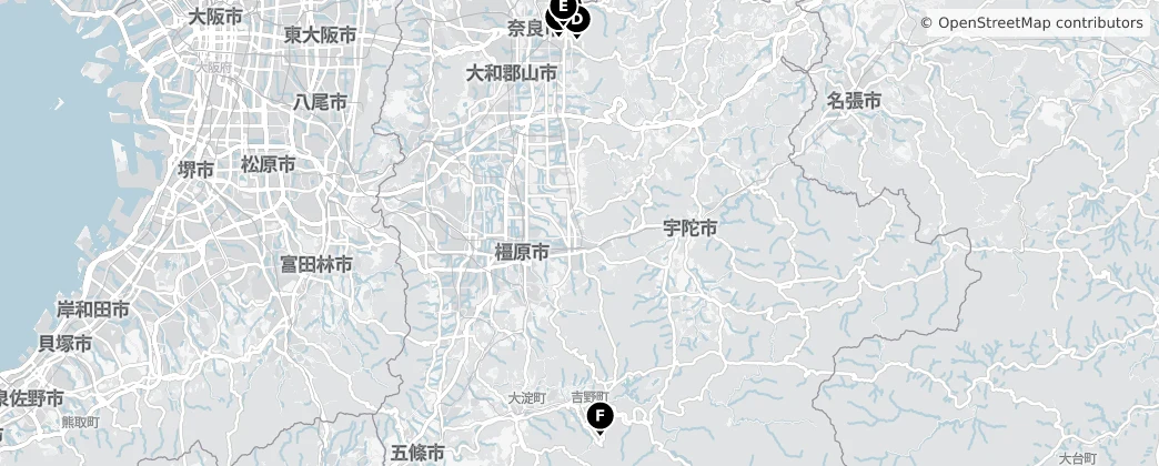 Map of Nara