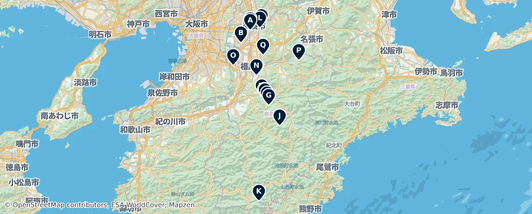 Map of Nara