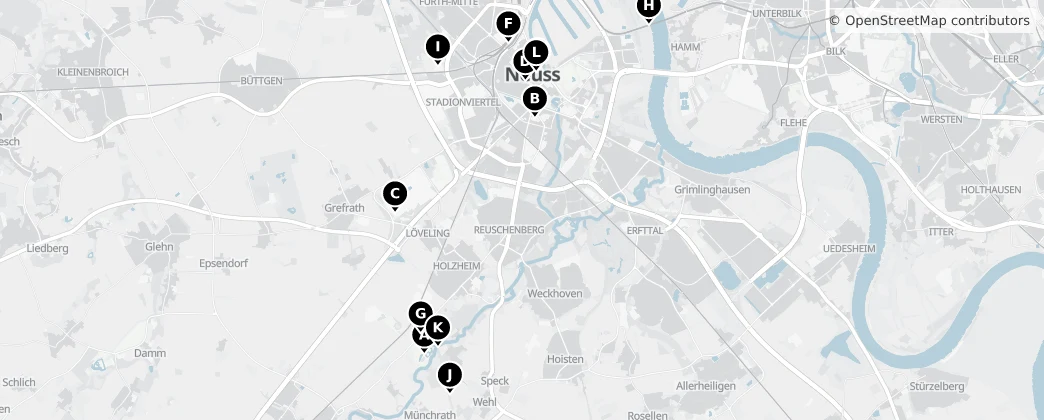 Map of Neuss