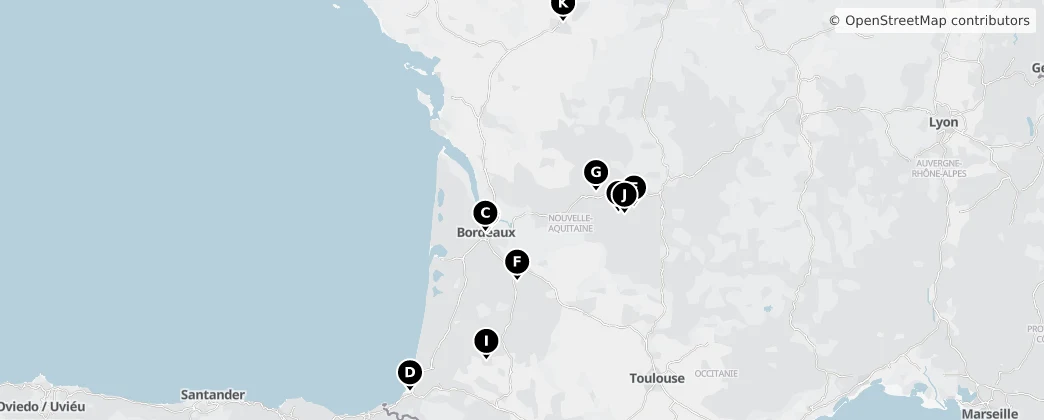 Map of Nova Aquitânia