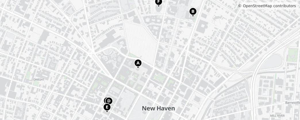 Map of New Haven