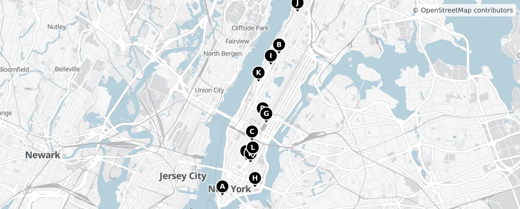 Map of Manhattan
