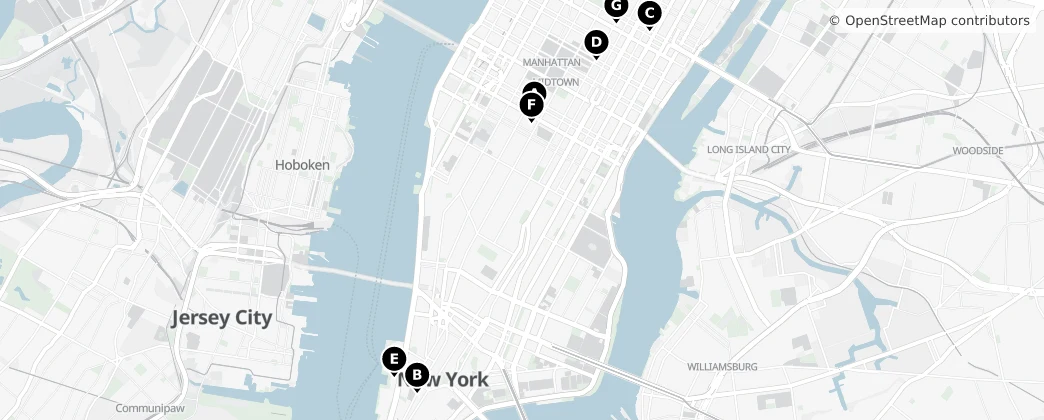 Map of Manhattan