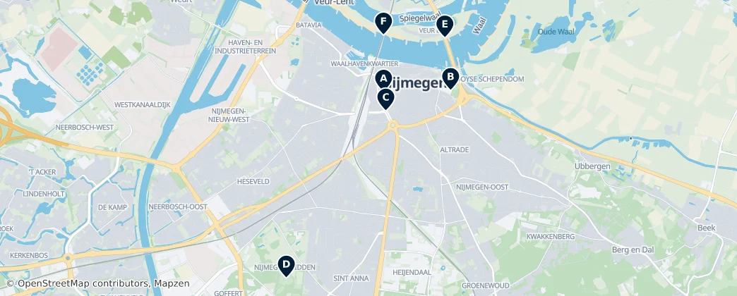 Map of Nimega