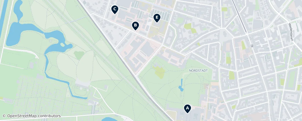 Map of Nordstadt