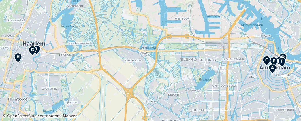 Map of Holanda do Norte