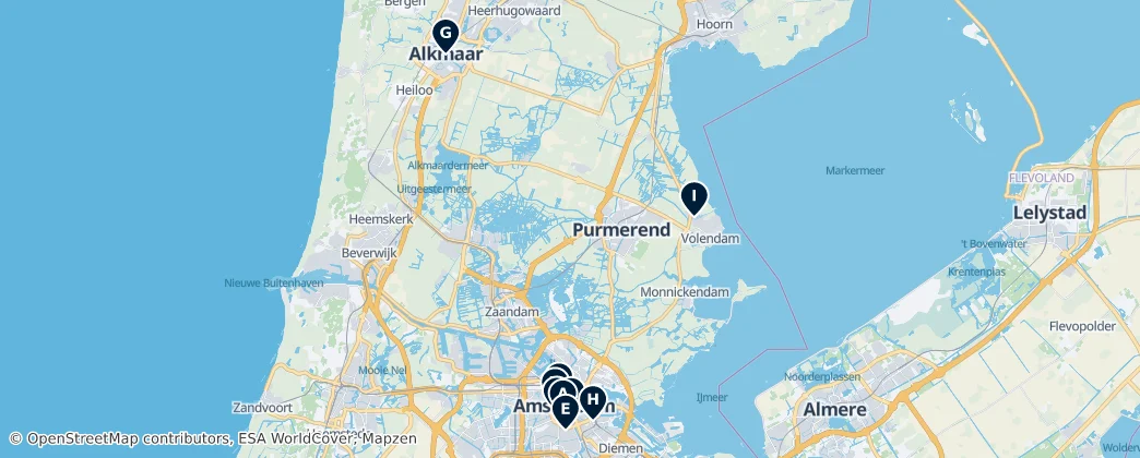 Map of Holanda do Norte