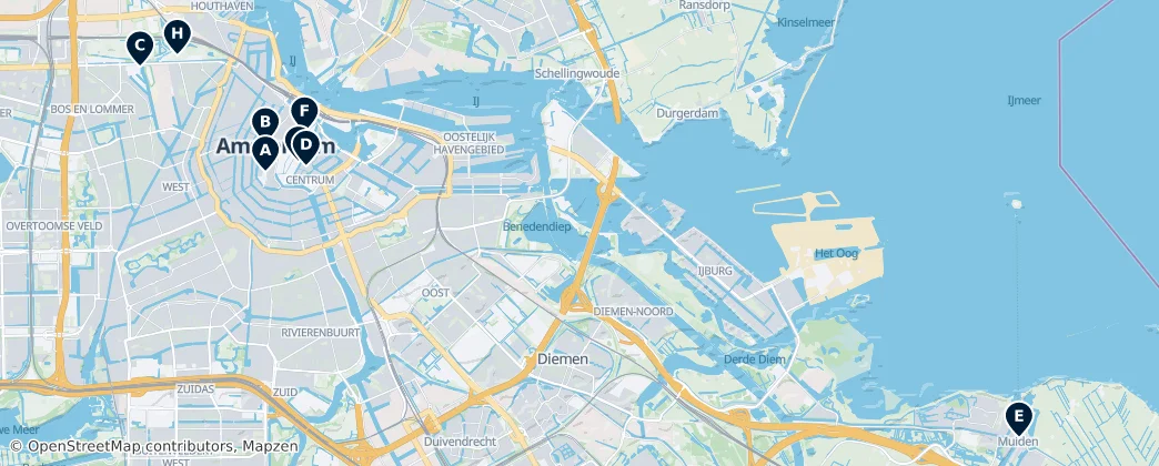 Map of Holanda do Norte