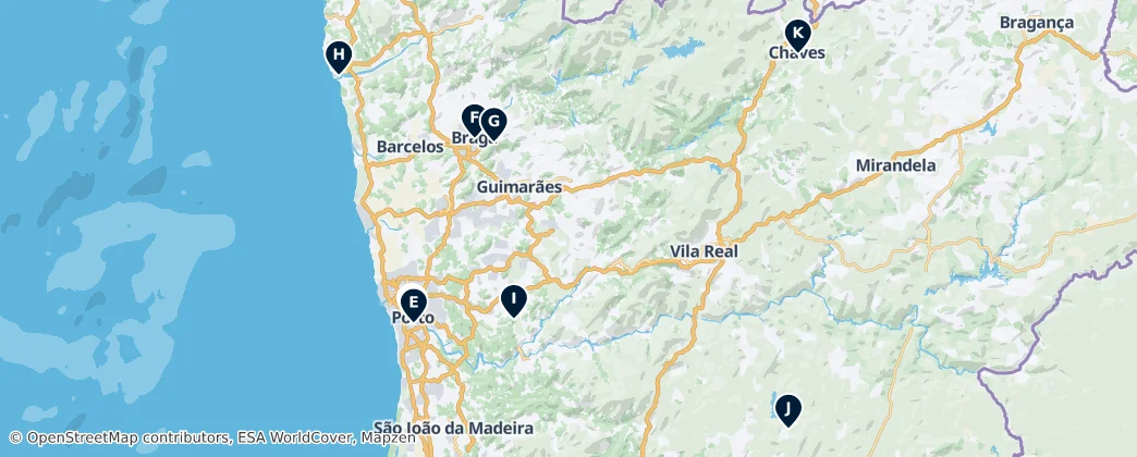 Map of Região do Norte