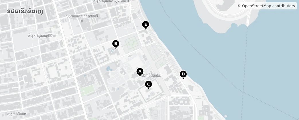 Map of Sangkat Chey Chumneah