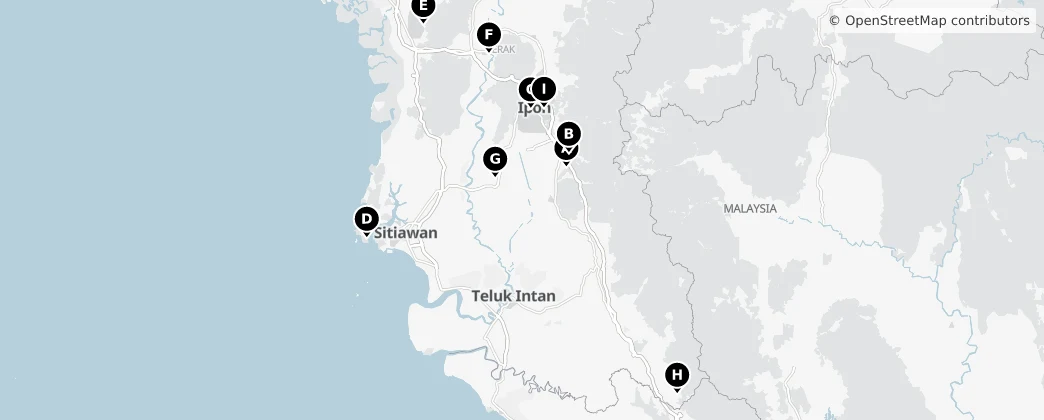 Map of Perak