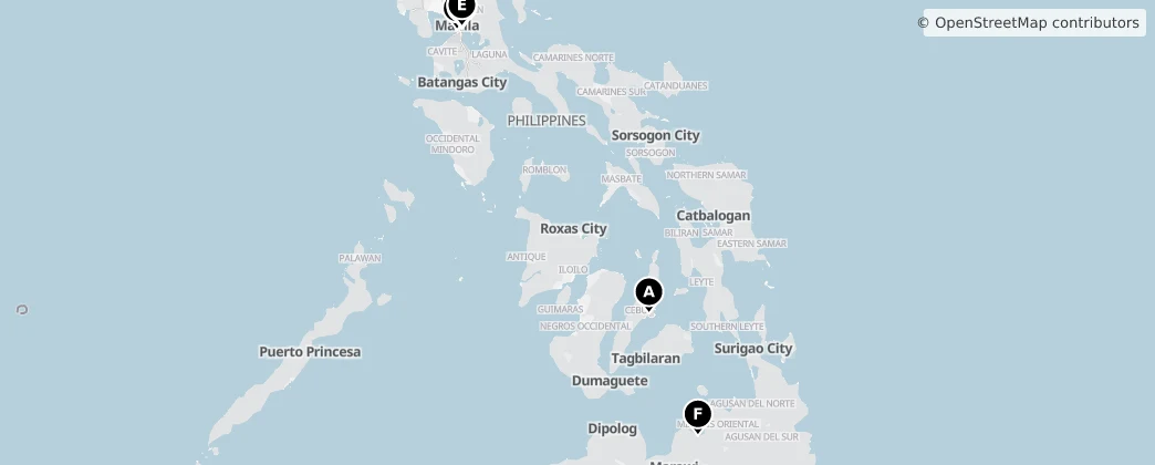 Map of Philippines maritime boundary