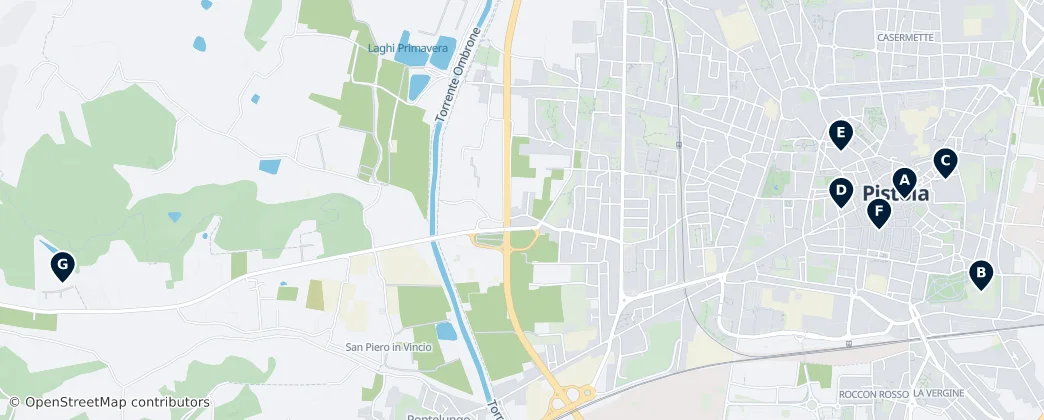 Map of Pistoia