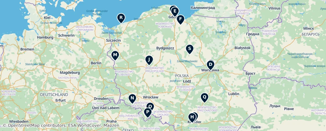 Map of Polska (ląd)
